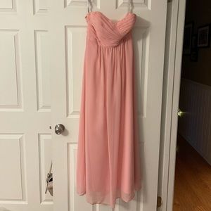 Alfred Angelo Pink Strapless long dress